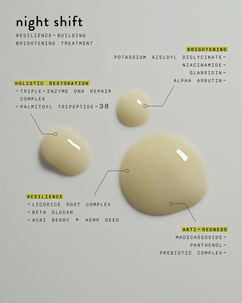 hyperpigmentation treatment Cipher Skincare Night Shift Holistic Tone Balancing Treatment Texture