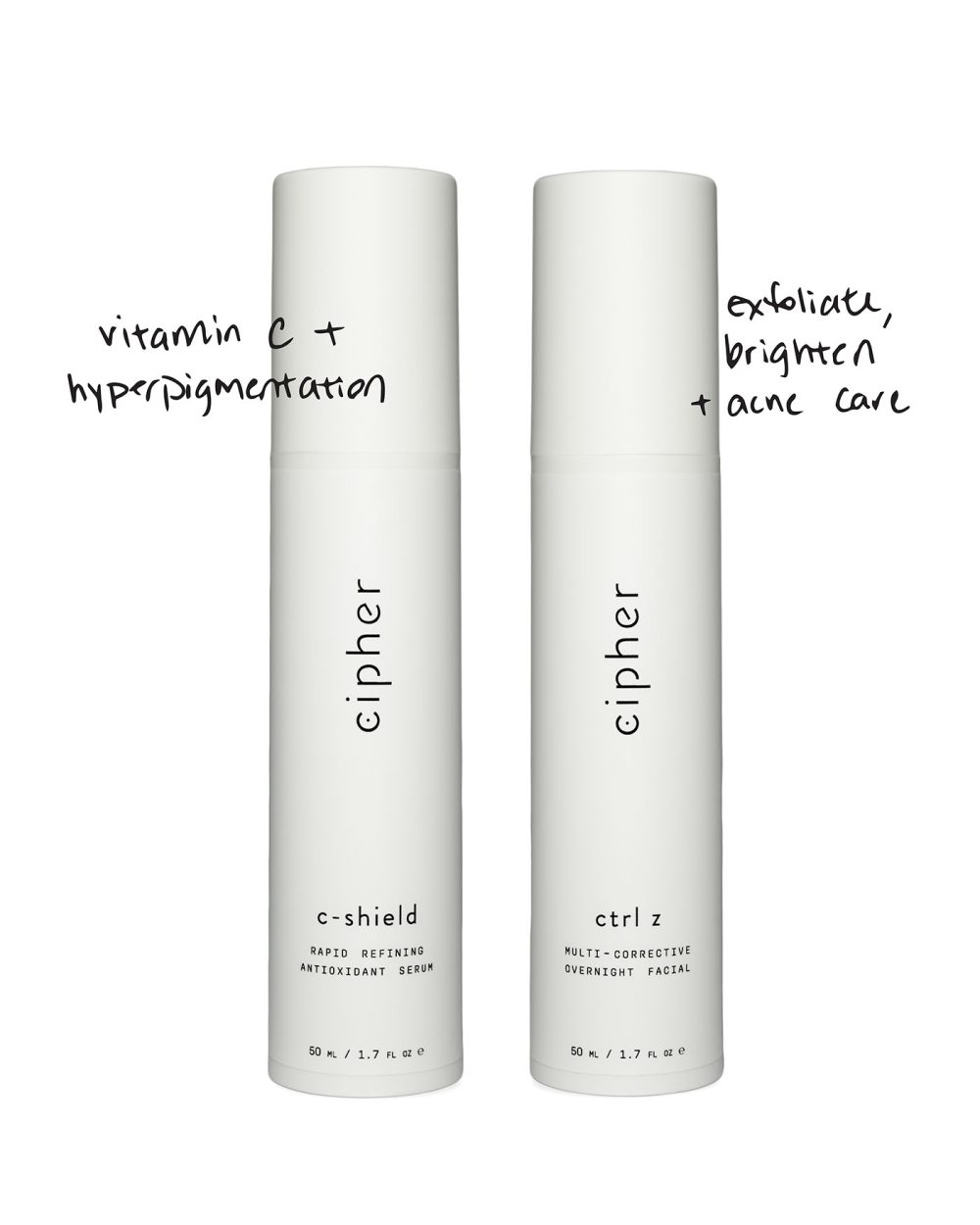 cipher skincare advanced skin treatments texture pack discount bundle c-shield ctrl z