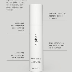 Cipher Skincare Beam Me Up best serum for redness firming stress repair treatment barrier serum