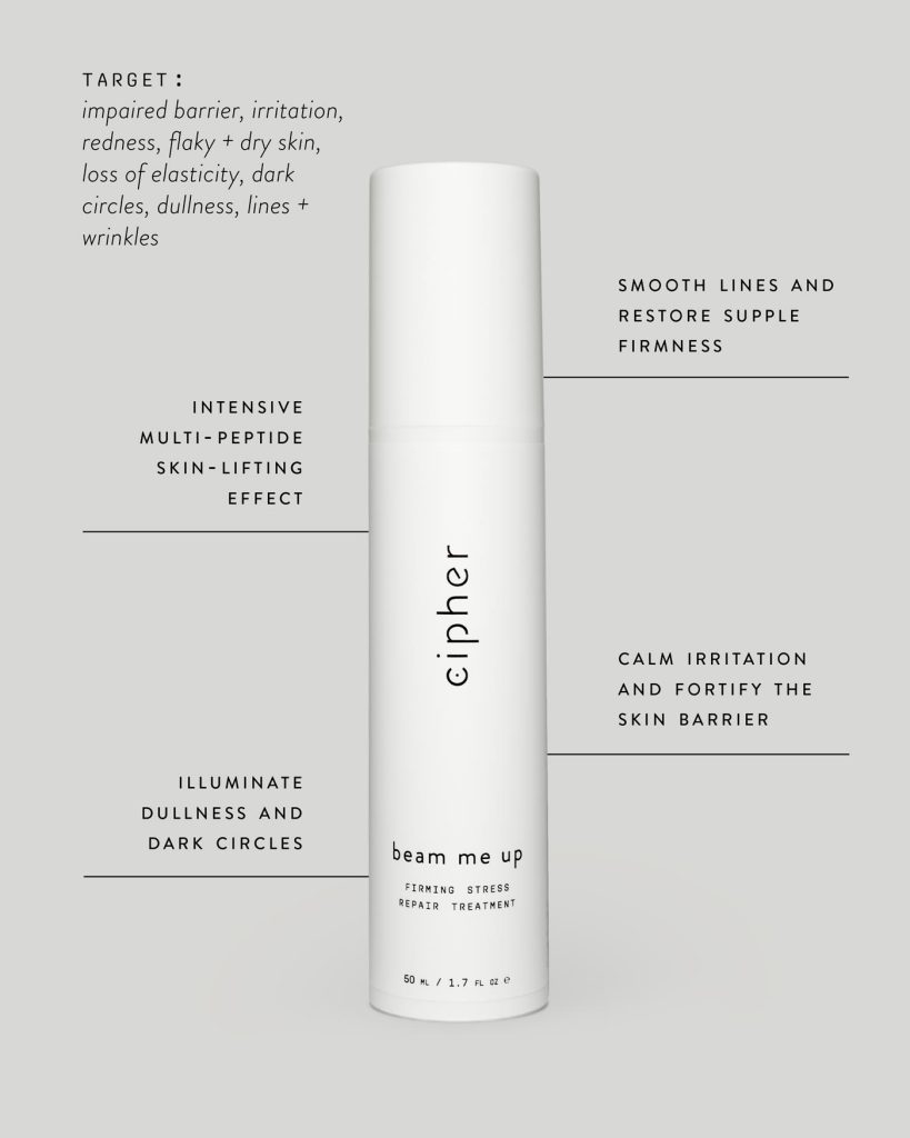 Cipher Skincare Beam Me Up best serum for redness firming stress repair treatment barrier serum